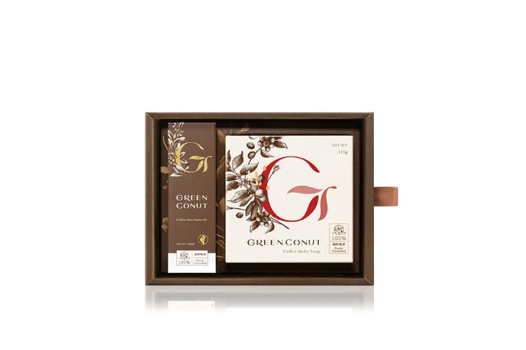 綠果 手工大皂按摩油禮盒組