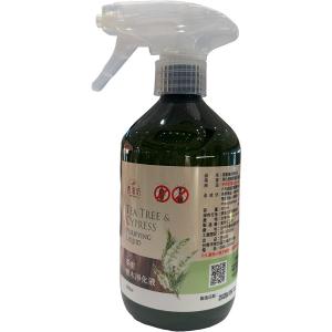 西埔坊 茶樹檜木淨化液 居家清潔劑 500ml  四入