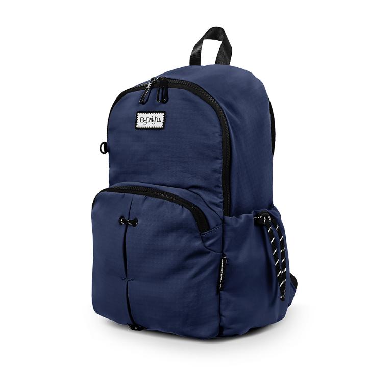 B.S.D.S冰山袋鼠 - 悠活詩集 - 格紋造型後背包 - 寶藍色【S-205B】