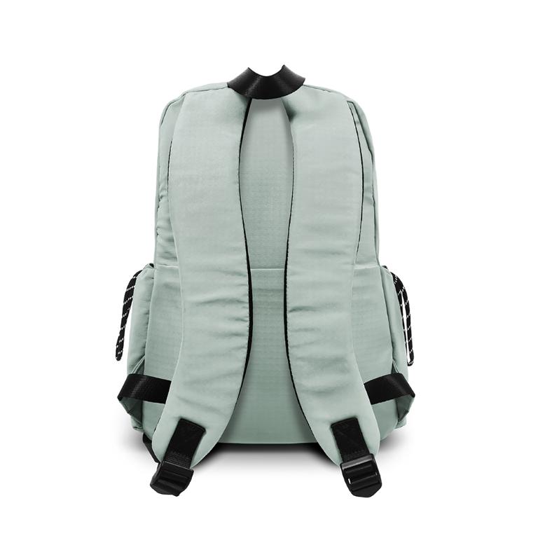 B.S.D.S冰山袋鼠 - 悠活詩集 - 格紋造型後背包 - 灰藍色【S-205KB】