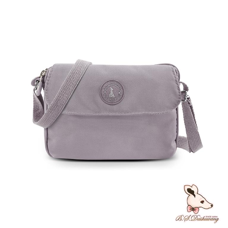 B.S.D.S冰山袋鼠 - 時光旅人 - 知性輕巧百搭斜背小包 - 薄霧灰【B171GR】