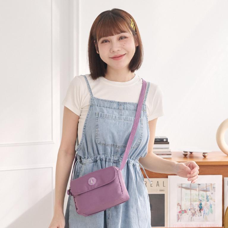 B.S.D.S冰山袋鼠 - 時光旅人 - 知性輕巧百搭斜背小包 - 深芋紫【B171U】