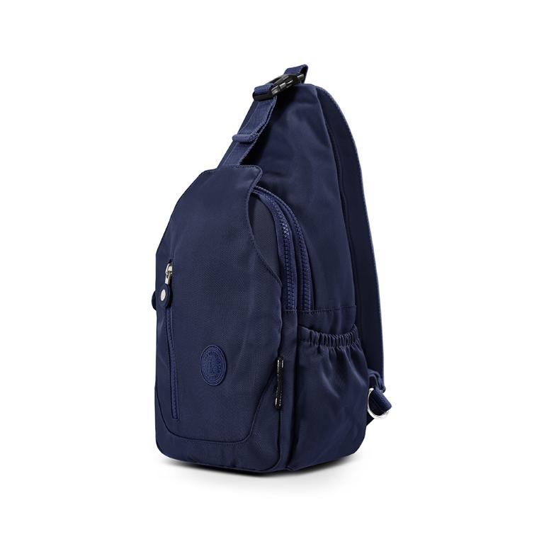 B.S.D.S冰山袋鼠 - 時光旅人 - 知性插扣單肩後背兩用包 - 藍色【B1367B】