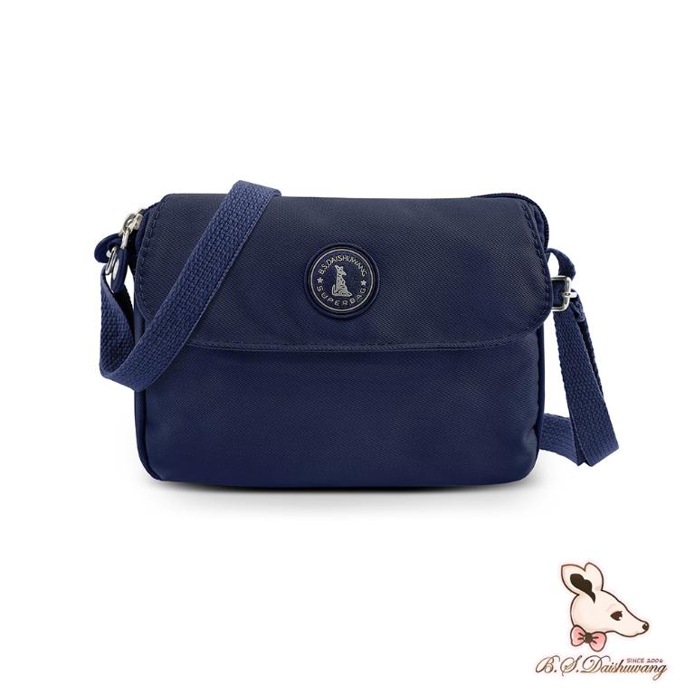 B.S.D.S冰山袋鼠 - 時光旅人 - 知性輕巧百搭斜背小包 - 藍色【B171B】