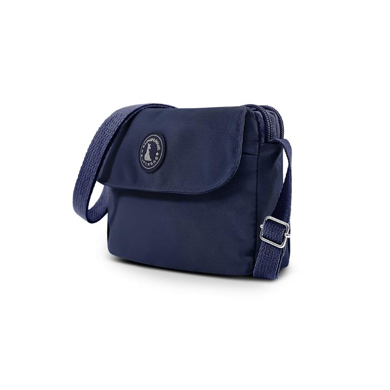 B.S.D.S冰山袋鼠 - 時光旅人 - 知性輕巧百搭斜背小包 - 藍色【B171B】