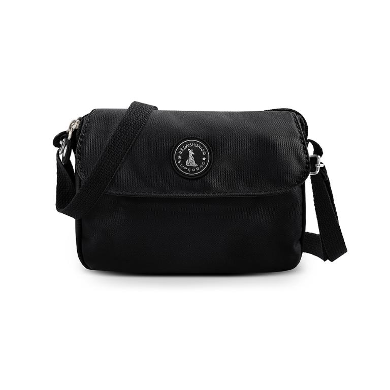 B.S.D.S冰山袋鼠 - 時光旅人 - 知性輕巧百搭斜背小包 - 黑色【B171K】