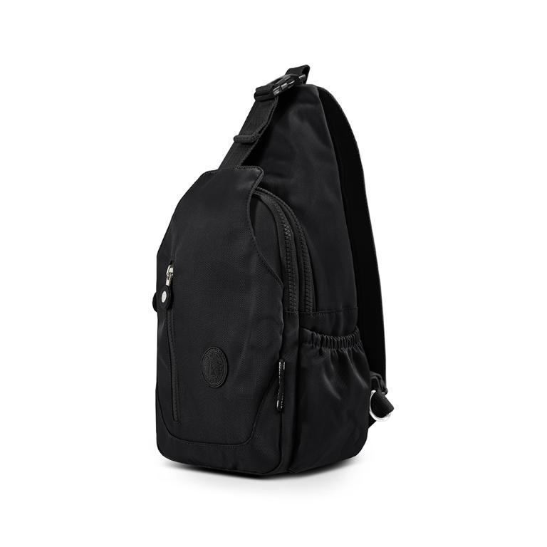 B.S.D.S冰山袋鼠 - 時光旅人 - 知性插扣單肩後背兩用包 - 黑色【B1367K】