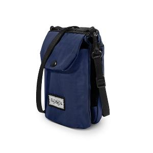 B.S.D.S冰山袋鼠 - 悠活詩集 - 格紋百變收納斜背小包 - 寶藍色【D-1395B】