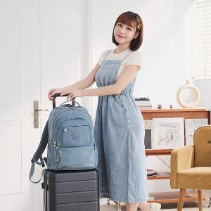 B.S.D.S冰山袋鼠 - 蜜糖日記 - 輕旅多口袋附插袋胸扣後背包 - 牛仔藍【A218KB】