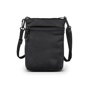 B.S.D.S冰山袋鼠 - 悠活詩集 - 格紋百變收納斜背小包 - 黑色【D-1395K】