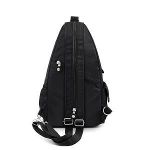 B.S.D.S冰山袋鼠 - 時光旅人 - 知性插扣單肩後背兩用包 - 黑色【B1367K】