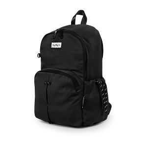 B.S.D.S冰山袋鼠 - 悠活詩集 - 格紋造型後背包 - 黑色【S-205K】