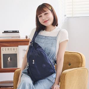 B.S.D.S冰山袋鼠 - 時光旅人 - 知性插扣單肩後背兩用包 - 藍色【B1367B】