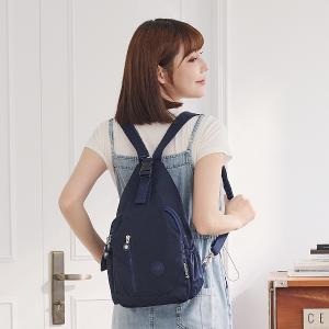 B.S.D.S冰山袋鼠 - 時光旅人 - 知性插扣單肩後背兩用包 - 藍色【B1367B】