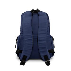 B.S.D.S冰山袋鼠 - 悠活詩集 - 格紋造型後背包 - 寶藍色【S-205B】