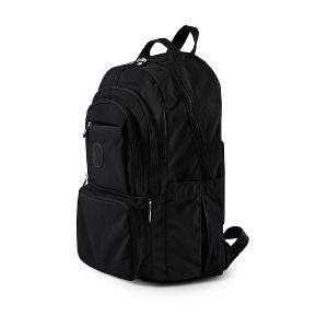 B.S.D.S冰山袋鼠 - 蜜糖日記 - 輕旅多口袋附插袋胸扣後背包 - 黑色【A218K】