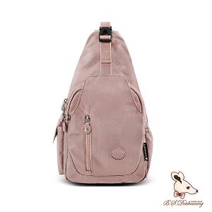 B.S.D.S冰山袋鼠 - 時光旅人 - 知性插扣單肩後背兩用包 - 奶茶杏【B1367C】