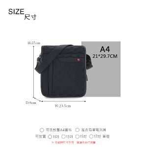 OVERLAND - 美式十字軍 - 直立格紋掀蓋造型斜背包 - 5276