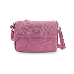 B.S.D.S冰山袋鼠 - 時光旅人 - 知性輕巧百搭斜背小包 - 莓果粉【B171PP】