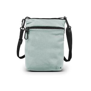 B.S.D.S冰山袋鼠 - 悠活詩集 - 格紋百變收納斜背小包 - 灰藍色【D-1395KB】