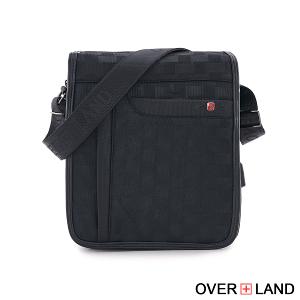 OVERLAND - 美式十字軍 - 直立格紋掀蓋造型斜背包 - 5276