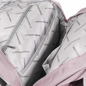 B.S.D.S冰山袋鼠 - 蜜糖日記 - 輕旅多口袋附插袋胸扣後背包 - 粉紫色【A218PR】