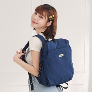 B.S.D.S冰山袋鼠 - 悠活詩集 - 格紋學院風後背包 - 寶藍色【D-1393B】