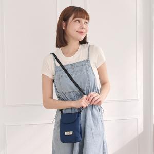 B.S.D.S冰山袋鼠 - 悠活詩集 - 格紋百變收納斜背小包 - 寶藍色【D-1395B】