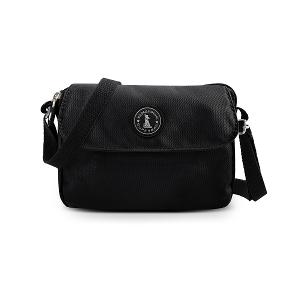 B.S.D.S冰山袋鼠 - 時光旅人 - 知性輕巧百搭斜背小包 - 黑色【B171K】