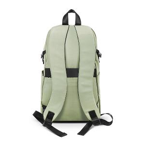 B.S.D.S冰山袋鼠 - 悠活詩集 - 格紋多口袋附插袋後背包 - 卡其綠【S-218G】