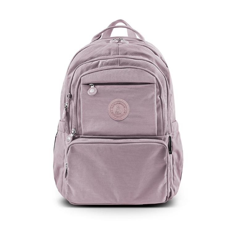 B.S.D.S冰山袋鼠 - 蜜糖日記 - 輕旅多口袋附插袋胸扣後背包 - 粉紫色【A218PR】