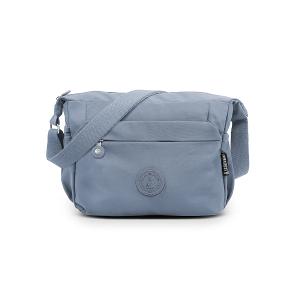 B.S.D.S冰山袋鼠 - 樂活遊記 - 格紋多層收納斜背包 - 藍色【S204B】