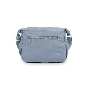 B.S.D.S冰山袋鼠 - 樂活遊記 - 格紋多夾層斜背包 - 藍色【D-1273B】