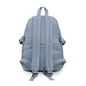 B.S.D.S冰山袋鼠 - 樂活遊記 - 格紋簡約風附插袋後背包 - 藍色【D-1203B】