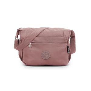 B.S.D.S冰山袋鼠 - 樂活遊記 - 格紋多層收納斜背包 - 香檳粉【S204CP】