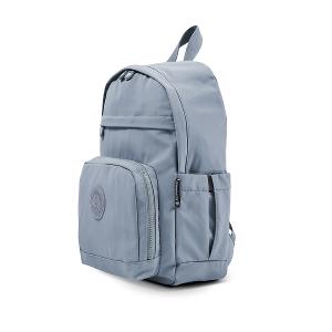 B.S.D.S冰山袋鼠 - 樂活遊記 - 格紋經典風附插袋後背包 - 藍色【D-1202B】