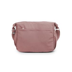 B.S.D.S冰山袋鼠 - 樂活遊記 - 格紋多層收納斜背包 - 香檳粉【S204CP】