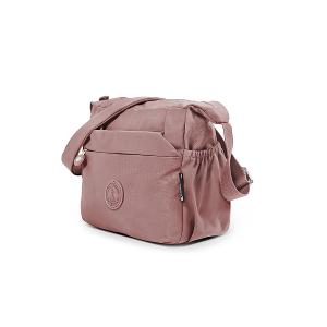 B.S.D.S冰山袋鼠 - 樂活遊記 - 格紋多層收納斜背包 - 香檳粉【S204CP】