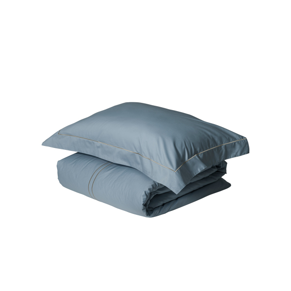 線上特賣｜【寬庭】進口長纖棉寢飾四件式｜純色 super416 蔚藍