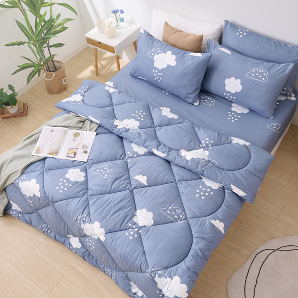 【DUYAN 竹漾】Heat/Fi 可水洗羽絲絨被 / 雲朵童話 台灣製
