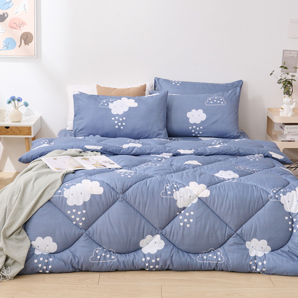 【DUYAN 竹漾】Heat/Fi 可水洗羽絲絨被 / 雲朵童話 台灣製