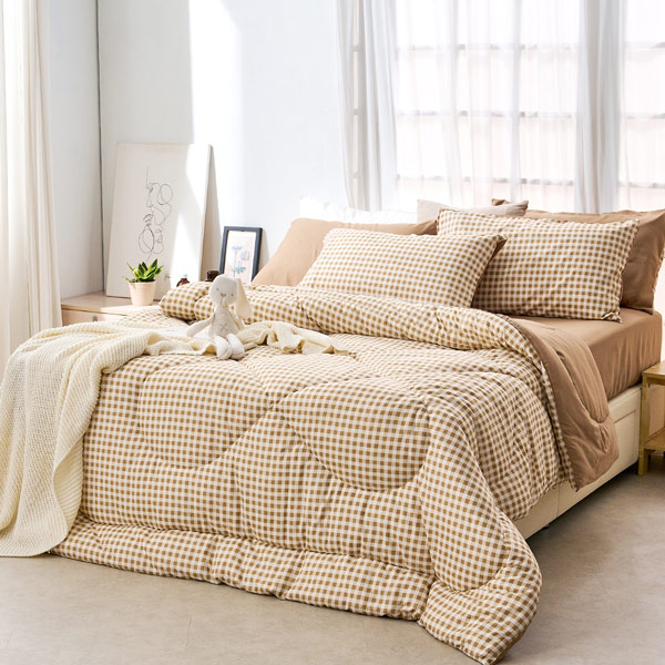 【DUYAN 竹漾】Heat/Fi 可水洗羽絲絨被 / 焦糖奶茶 台灣製