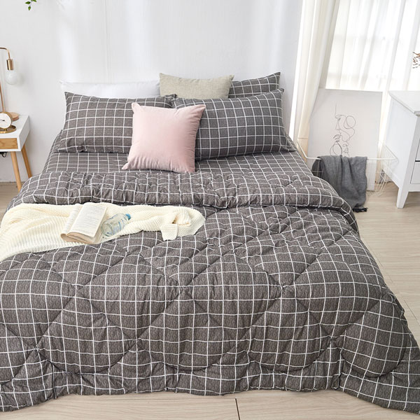 【DUYAN 竹漾】舒柔棉 雙人加大床包羽絲絨被組 /  暮光之城 台灣製