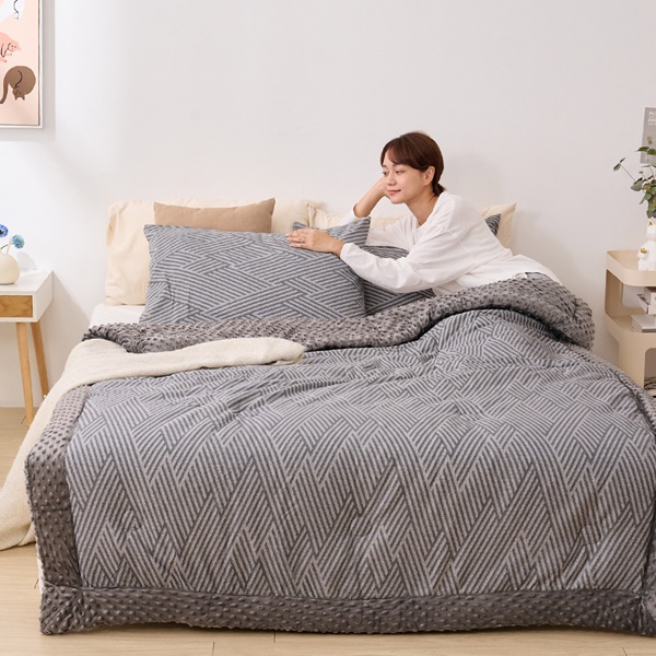 【DUYAN 竹漾】Heat Fi 豆豆絨大豆抗菌冬被 / 150x200cm /  漠旅流沙