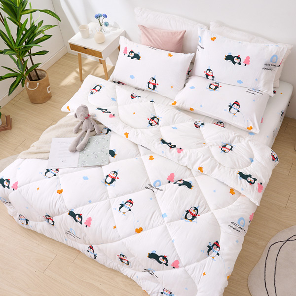 【DUYAN 竹漾】Heat/Fi 可水洗羽絲絨被 / 企鵝日常 台灣製