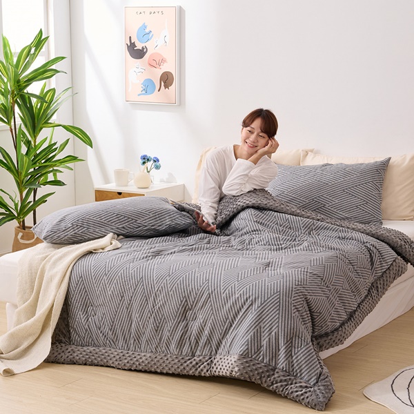 【DUYAN 竹漾】Heat Fi 豆豆絨大豆抗菌冬被 / 150x200cm /  漠旅流沙