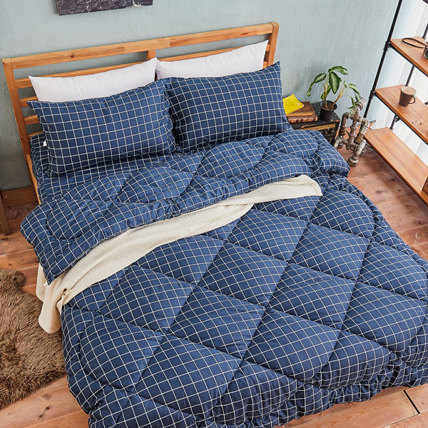 【DUYAN 竹漾】Heat/Fi 可水洗羽絲絨被 / 格陵藍 台灣製