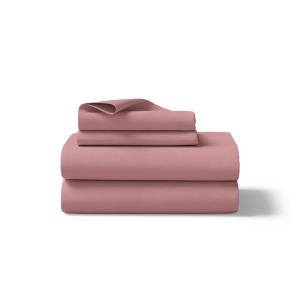 【寬庭】義大利簡約寢飾四件式｜繽紛 粉薔薇