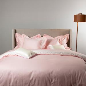 線上特賣｜【寬庭】義大利緹花寢飾四件式｜夢之影 霓霧粉