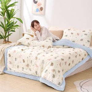 【DUYAN 竹漾】Heat Fi 豆豆絨大豆抗菌冬被 / 150x200cm /  小羊夢境